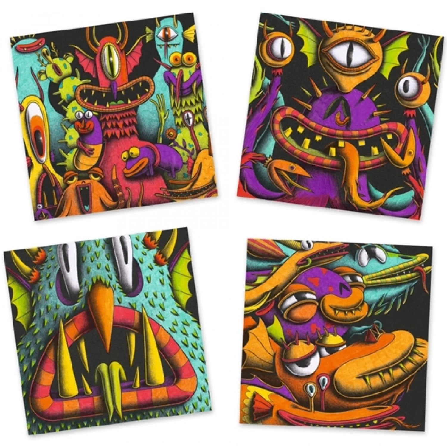 Djeco 3D Kleuren - Funny Freaks DJ08651 3 Djeco 3D Kleuren - Funny Freaks DJ08651 - Afbeelding 3