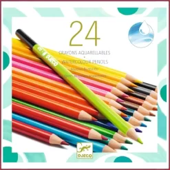 Djeco Aquarel Kleurpotloden 24 Stuks DJ09754