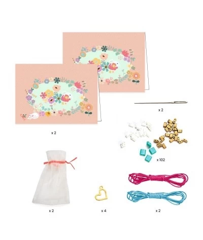 Djeco Armbandjes You & Me - Tila And Flowers - DJ00020 2 Djeco Armbandjes You & Me - Tila And Flowers - DJ00020 - Afbeelding 2