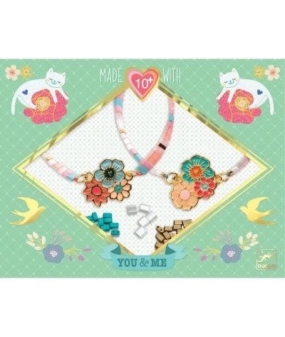 Djeco Armbandjes You & Me - Tila And Flowers - DJ00020 1 Djeco Armbandjes You & Me - Tila And Flowers - DJ00020