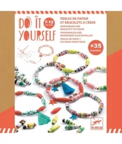 Djeco DIY Knutselset - Papieren Armbandjes Maken - DJ07971