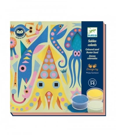 Djeco Gekleurd Zand - Sea Lights - DJ08679 2 Djeco Gekleurd Zand - Sea Lights - DJ08679 - Afbeelding 2