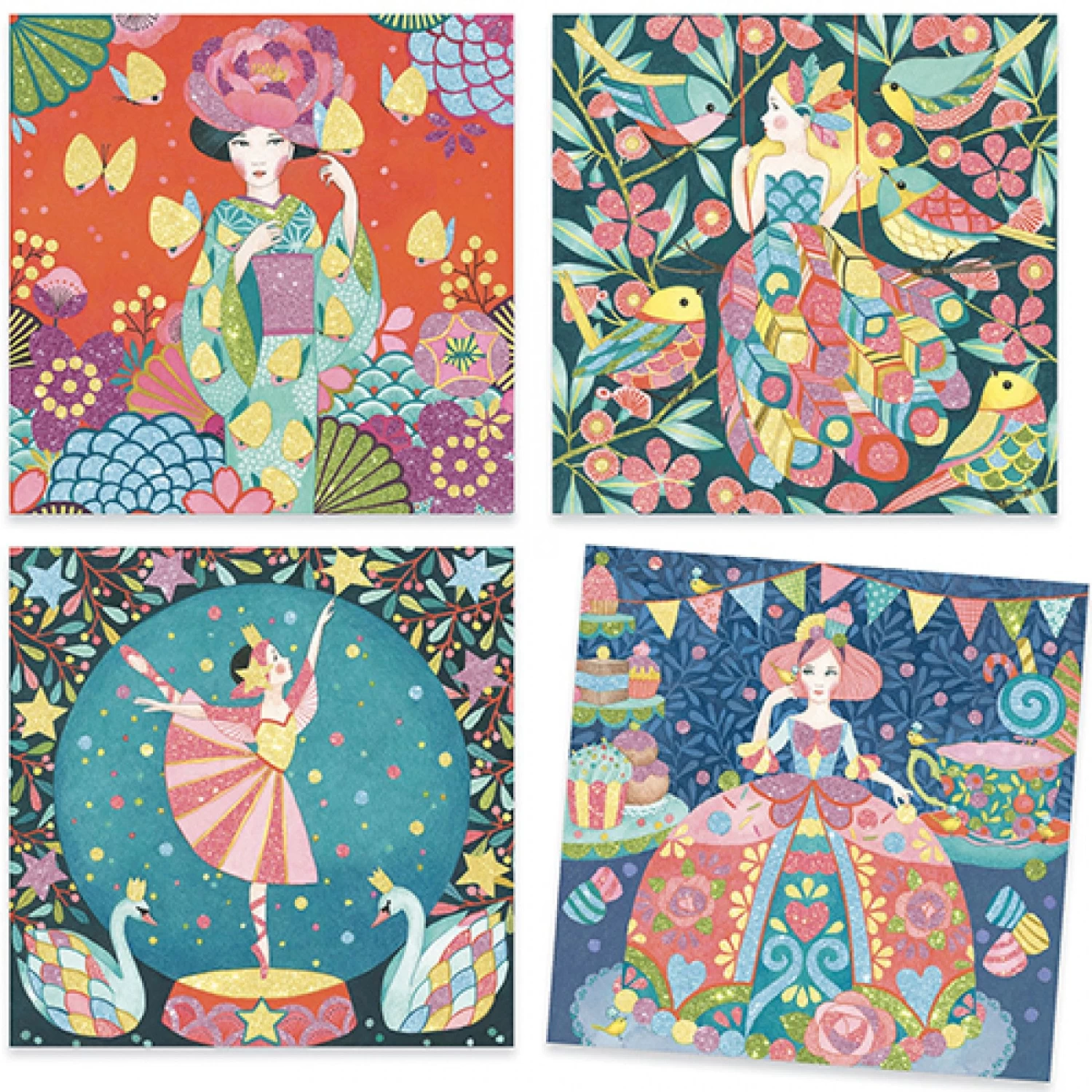 Djeco Glitterschilderijen - Dagdromen DJ09517 2 Djeco Glitterschilderijen - Dagdromen DJ09517 - Afbeelding 2