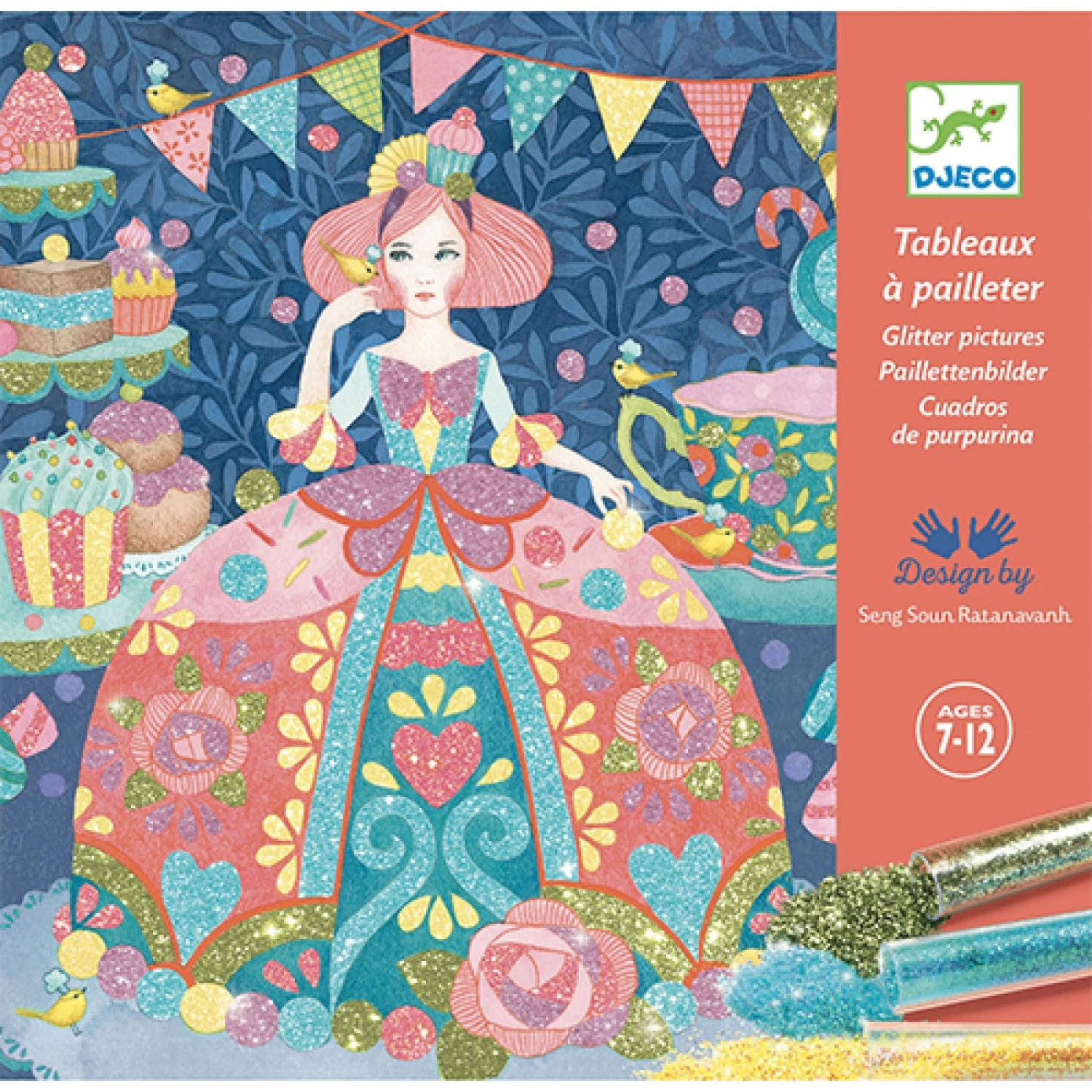 Djeco Glitterschilderijen - Dagdromen DJ09517 1 Djeco Glitterschilderijen - Dagdromen DJ09517