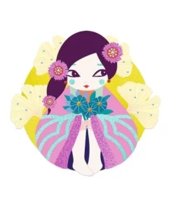 Djeco Glitterschilderijen - Onnanoko - DJ09523 6 Djeco Glitterschilderijen - Onnanoko - DJ09523 -Djeco Winkel djeco djeco glitterschilderijen onnanoko dj09523 2