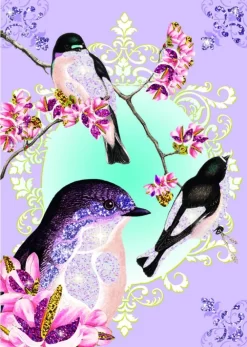 Djeco Glitterschilderijen Vogels -Djeco Winkel djeco djeco glitterschilderijen vogels 2