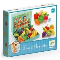 Djeco Groente En Fruit - Louis En Clementine - DJ06621 2 Djeco Groente En Fruit - Louis En Clementine - DJ06621 - Afbeelding 2