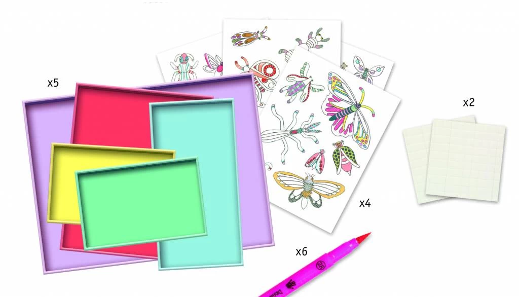 Djeco Kleurset Insectenkast 2 Djeco Kleurset Insectenkast - Afbeelding 2