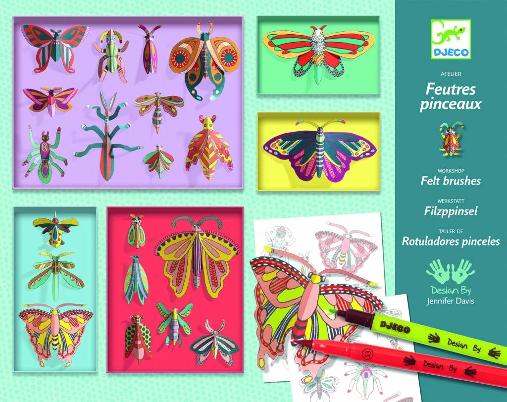 Djeco Kleurset Insectenkast 1 Djeco Kleurset Insectenkast