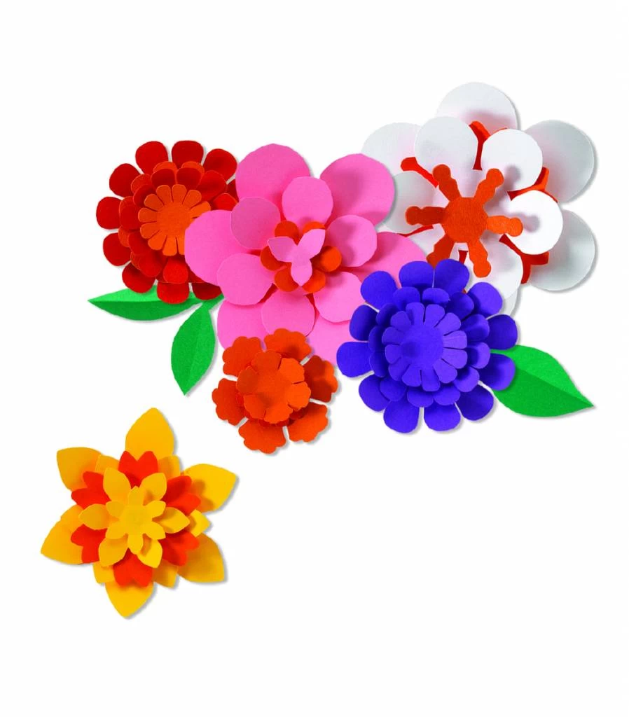 Djeco Knutselpakket 'Meisje Met Bloemen' 3 Djeco Knutselpakket 'Meisje Met Bloemen' - Afbeelding 3