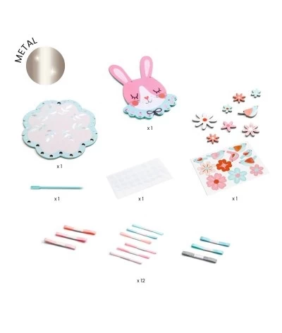 Djeco Knutselset - Dromenvanger - Dromer - DJ07966 2 Djeco Knutselset - Dromenvanger - Dromer - DJ07966 - Afbeelding 2