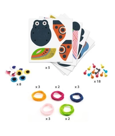 Djeco Knutselset - Insecten Maken - DJ08982 2 Djeco Knutselset - Insecten Maken - DJ08982 - Afbeelding 2