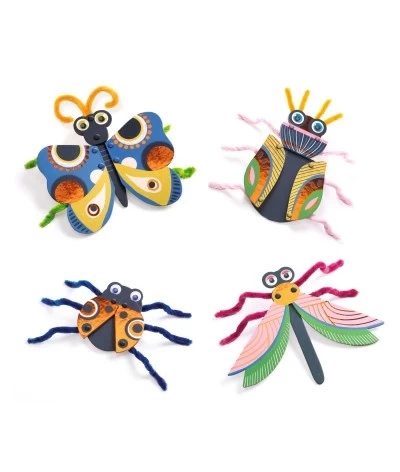 Djeco Knutselset - Insecten Maken - DJ08982 3 Djeco Knutselset - Insecten Maken - DJ08982 - Afbeelding 3