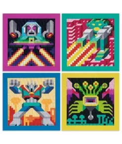Djeco Knutselset -Pixel Art Weven - Invader -Djeco Winkel djeco djeco knutselset pixel art weven invader 4