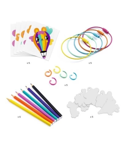 Djeco Knutselset - Sleutelhangers Maken -Kawaii - DJ09487 2 Djeco Knutselset - Sleutelhangers Maken -Kawaii - DJ09487 - Afbeelding 2