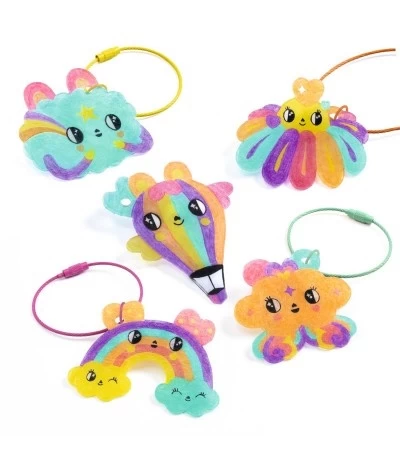 Djeco Knutselset - Sleutelhangers Maken -Kawaii - DJ09487 3 Djeco Knutselset - Sleutelhangers Maken -Kawaii - DJ09487 - Afbeelding 3