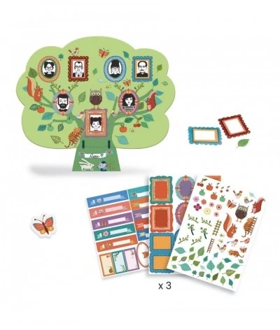 Djeco Knutselset - Stamboom Maken - DJ07914 2 Djeco Knutselset - Stamboom Maken - DJ07914 - Afbeelding 2