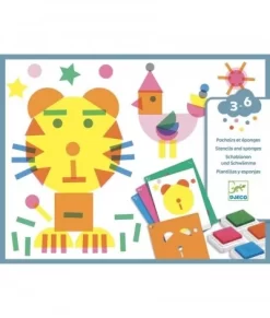 Djeco Knutselset - Stempels En Sjablonen - DJ09899