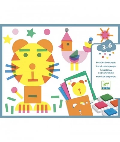 Djeco Knutselset - Stempels En Sjablonen - DJ09899 1 Djeco Knutselset - Stempels En Sjablonen - DJ09899