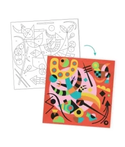 Djeco Maakt Speelgoed En Knutselspullen Welke Origineel En Educatief Is. Dit Knutselpakket Is Geïnspireerd Door De Duitse Kunstenaar Paul Klee Waardoor Kinderen Kennis Kunnen Maken Grote Meesters.  Met De Aquarel Krijtjes Kunnen De Abstracte Schilderijtj -Djeco Winkel djeco djeco maakt speelgoed en knutselspullen welk 2