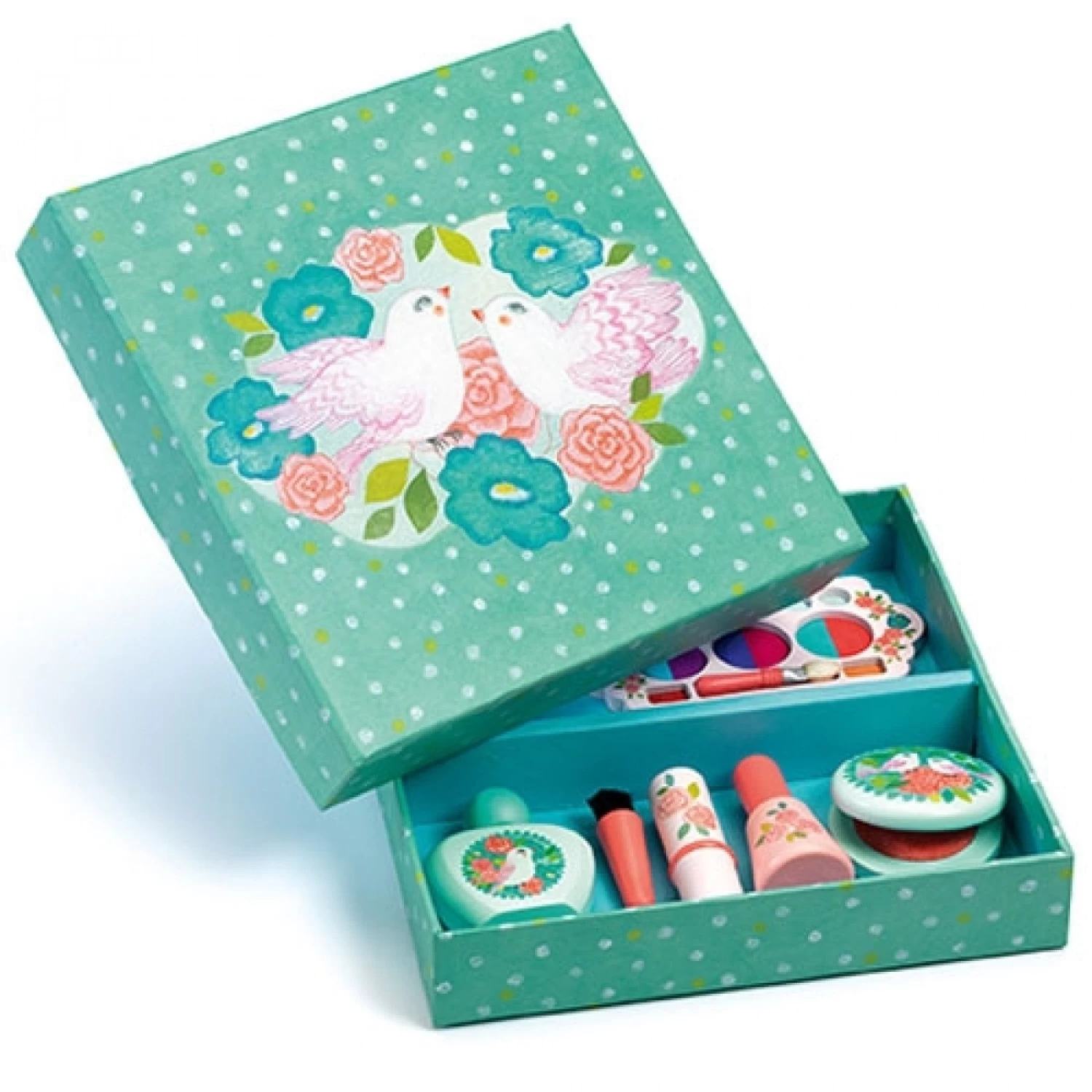 Djeco Make-up Speelset - Vogels DJ06647 1 Djeco Make-up Speelset - Vogels DJ06647