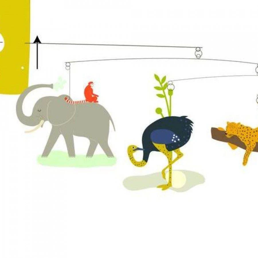 Djeco Mobiel Afrikaanse Savanne DD04300 2 Djeco Mobiel Afrikaanse Savanne DD04300 - Afbeelding 2