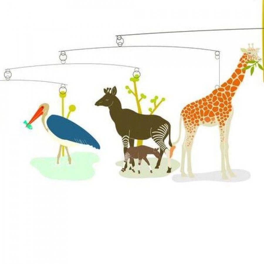 Djeco Mobiel Afrikaanse Savanne DD04300 3 Djeco Mobiel Afrikaanse Savanne DD04300 - Afbeelding 3