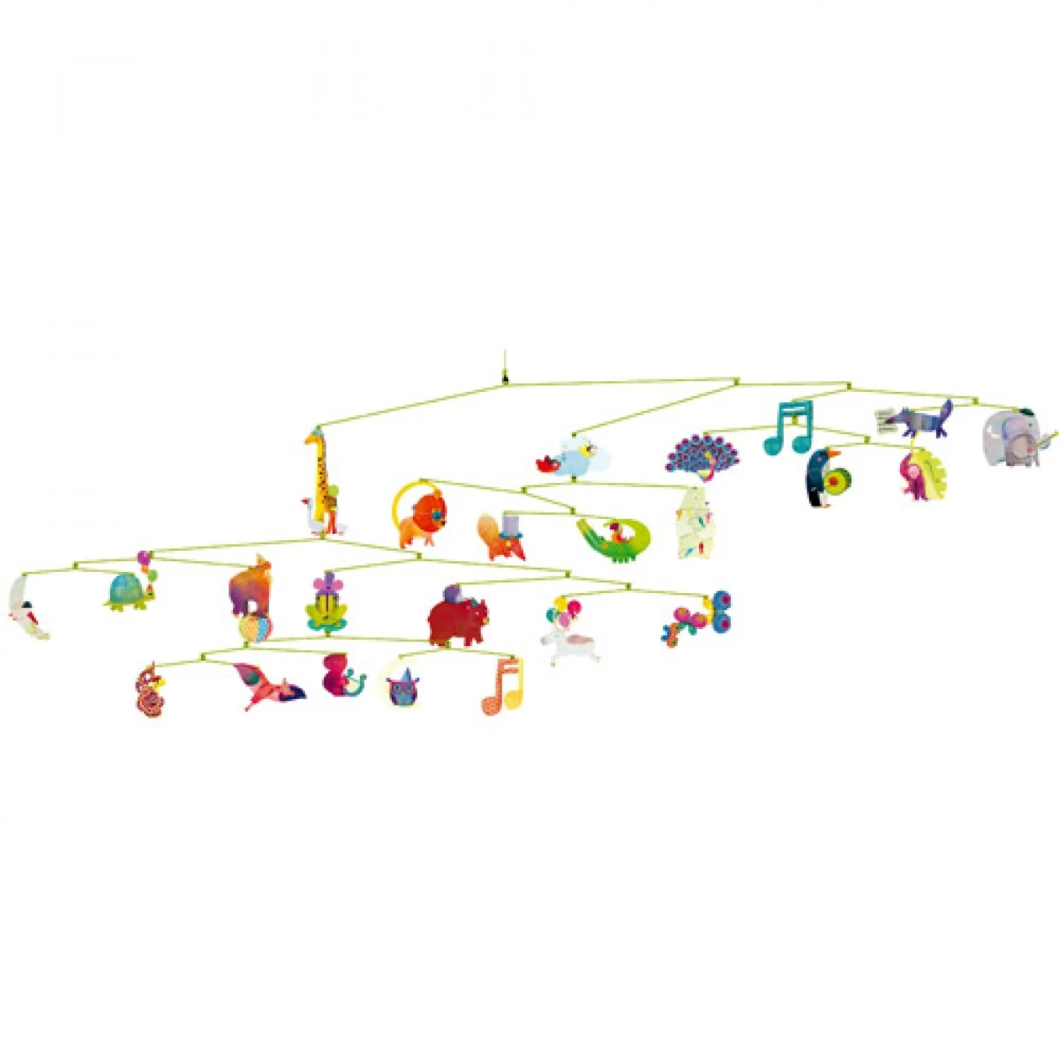 Djeco Mobiel - Dierencarnaval DD04318 1 Djeco Mobiel - Dierencarnaval DD04318