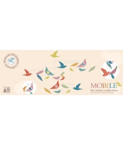 Djeco Mobiel- Gekleurde Vogels- Katsumi DD04375 3 Djeco Mobiel- Gekleurde Vogels- Katsumi DD04375 - Afbeelding 3