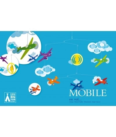 Djeco Mobiel - Vliegtuigjes - DD04332 2 Djeco Mobiel - Vliegtuigjes - DD04332 - Afbeelding 2