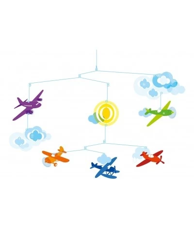 Djeco Mobiel - Vliegtuigjes - DD04332 1 Djeco Mobiel - Vliegtuigjes - DD04332