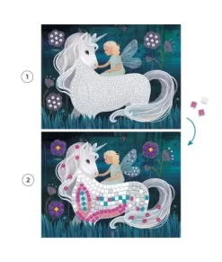 Djeco Mozaïek - De Betoverde Wereld - DJ09426 -Djeco Winkel djeco djeco mozaiek de betoverde wereld dj09426 2