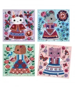 Djeco | Mozaïek Schattige Huisdieren | DJ09425 -Djeco Winkel djeco djeco mozaiek schattige huisdieren dj09425 3