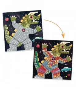 Djeco | Mozaïek Space Battle | DJ09424 7 Djeco | Mozaïek Space Battle | DJ09424 -Djeco Winkel djeco djeco mozaiek space battle dj09424 2