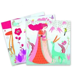 Djeco Patronen Kleuren - Mijn Mooie Jurkjes DJ08985 -Djeco Winkel djeco djeco patronen kleuren mijn mooie jurkjes dj 3