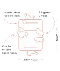 Djeco Poppen Verschoonmat - Pink Peak - DJ07850 -Djeco Winkel djeco djeco poppen verschoonmat pink peak dj07850 2