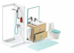 Djeco Poppenhuis Inrichting Badkamer DJ0824