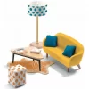 Djeco Poppenhuis Inrichting Woonkamer DJ07822