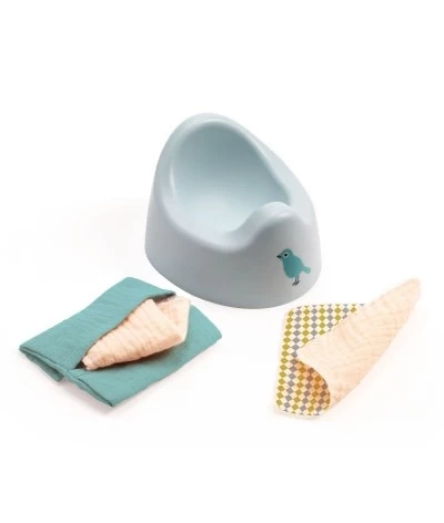 Djeco Poppenpotje Met Doekjes - DJ07853 1 Djeco Poppenpotje Met Doekjes - DJ07853