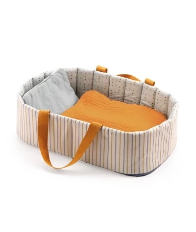 Djeco Poppenreiswieg - Blauwe Streepjes - DJ07845 1 Djeco Poppenreiswieg - Blauwe Streepjes - DJ07845