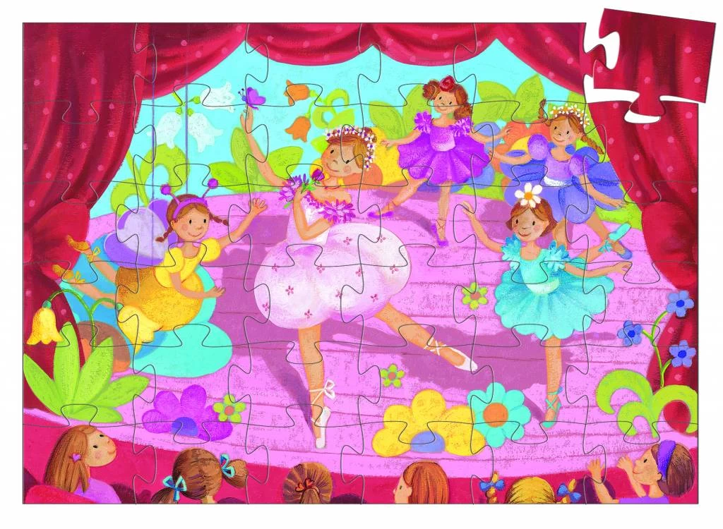 Djeco Puzzel Ballerina (DJ07227) 36 St 2 Djeco Puzzel Ballerina (DJ07227) 36 St - Afbeelding 2