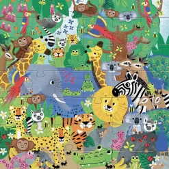 Djeco Puzzel - Jungle 1 Tot 10 -54 Stukjes DJ07148 -Djeco Winkel djeco djeco puzzel jungle 1 tot 10 54 stukjes dj07 2