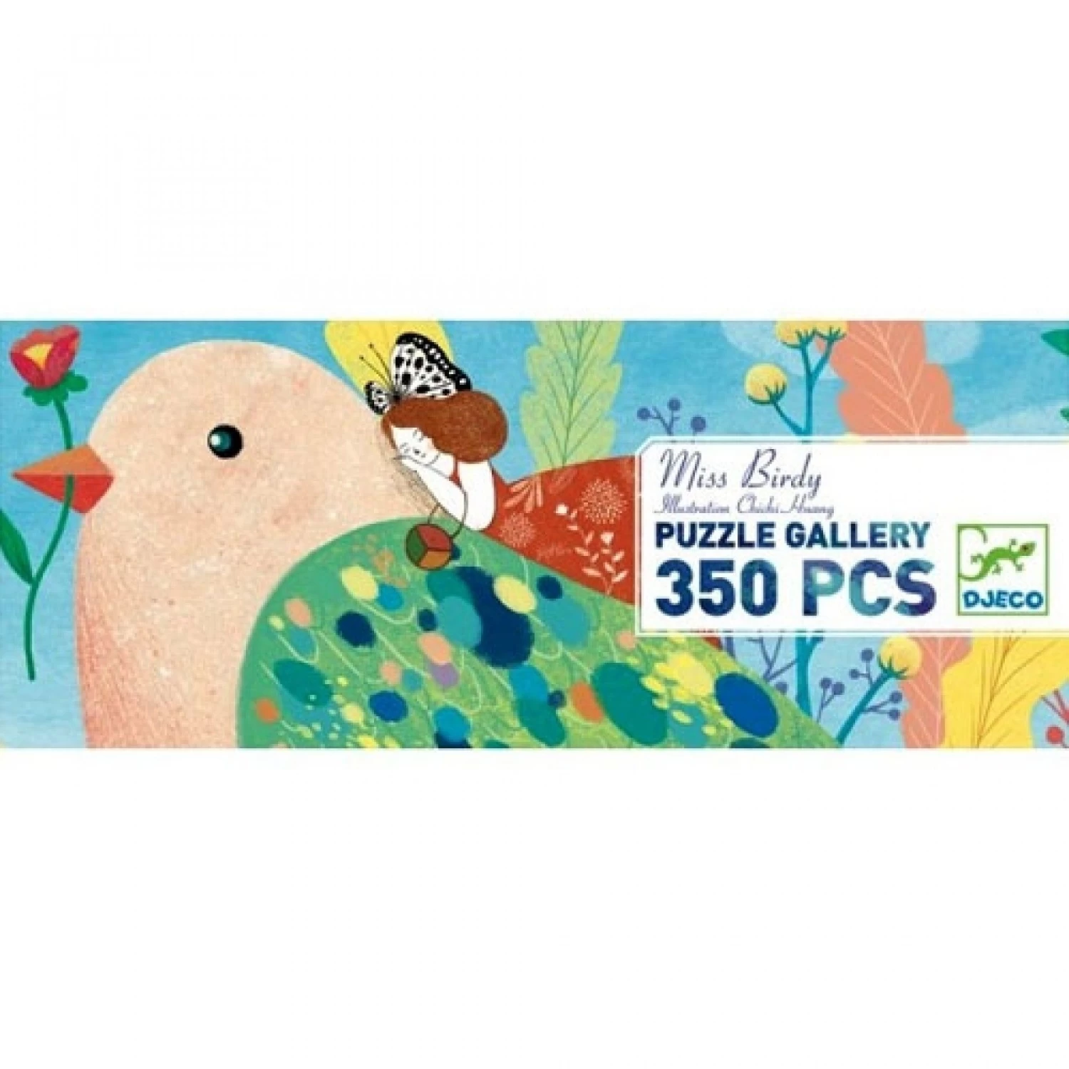 Djeco Puzzel Miss Birdy 350 Stukjes 2 Djeco Puzzel Miss Birdy 350 Stukjes - Afbeelding 2