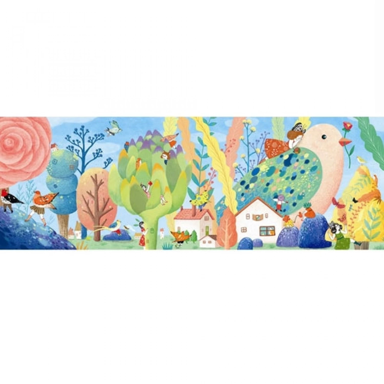 Djeco Puzzel Miss Birdy 350 Stukjes 1 Djeco Puzzel Miss Birdy 350 Stukjes