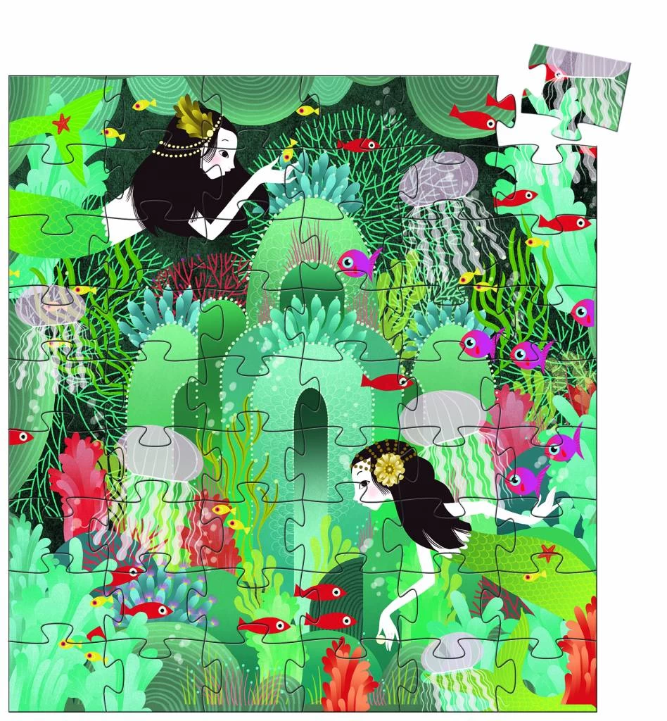 Djeco Puzzel Onderwaterwereld (DJ07242) 54 St 2 Djeco Puzzel Onderwaterwereld (DJ07242) 54 St - Afbeelding 2