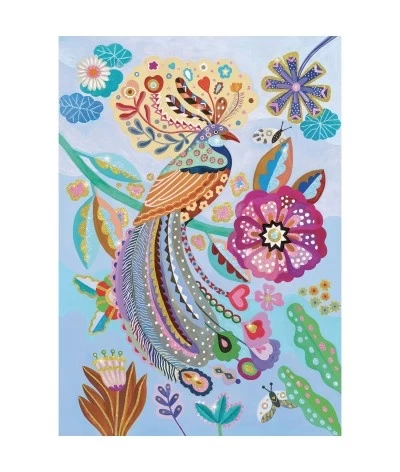 Djeco Puzzel - Sprankelende Vogel - DJ07022 2 Djeco Puzzel - Sprankelende Vogel - DJ07022 - Afbeelding 2