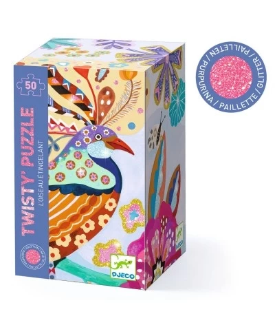 Djeco Puzzel - Sprankelende Vogel - DJ07022 1 Djeco Puzzel - Sprankelende Vogel - DJ07022