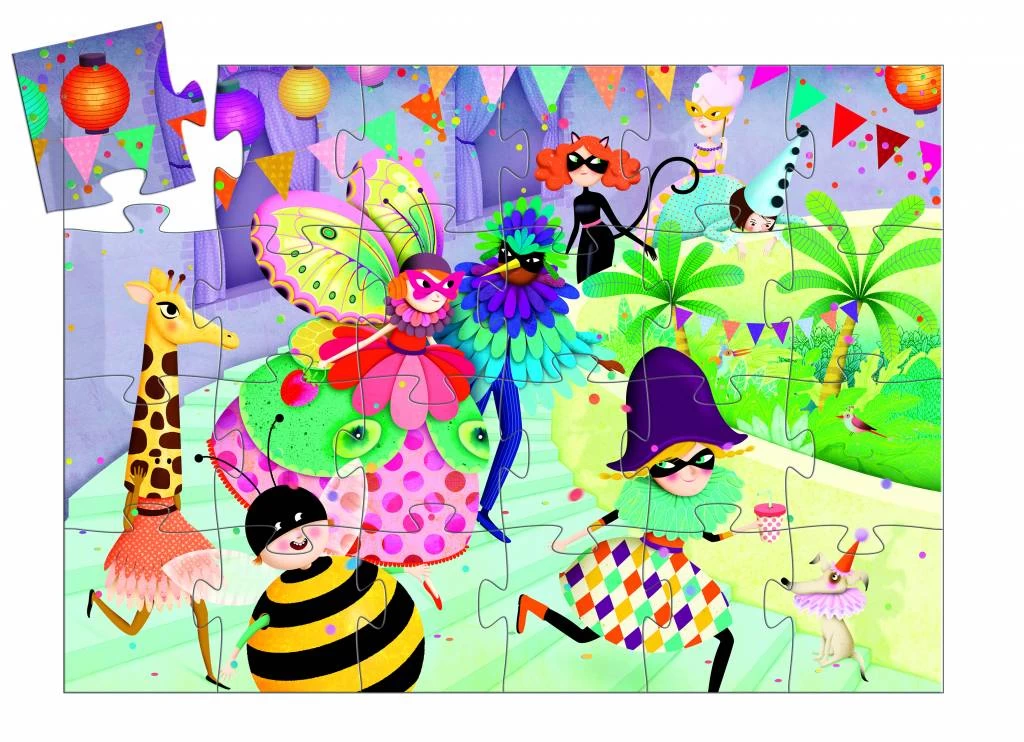 Djeco Puzzel Vlinder Dame (DJ07234) 36 St 2 Djeco Puzzel Vlinder Dame (DJ07234) 36 St - Afbeelding 2