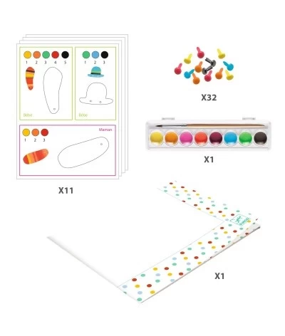 Djeco Schilderset - Familie Vos - DJ09897 2 Djeco Schilderset - Familie Vos - DJ09897 - Afbeelding 2