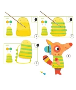 Djeco Schilderset - Familie Vos - DJ09897 8 Djeco Schilderset - Familie Vos - DJ09897 -Djeco Winkel djeco djeco schilderset familie vos dj09897 3